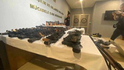 Bursa tarihinde tek seferde ele geçirilen en fazla silah operasyonu
