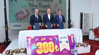 Bursa’da 20 bin çocuğa bayram müjdesi!