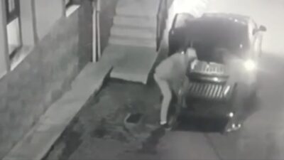 Bursa’da bir garip mazgal hırsızlığı! O anlar kamerada