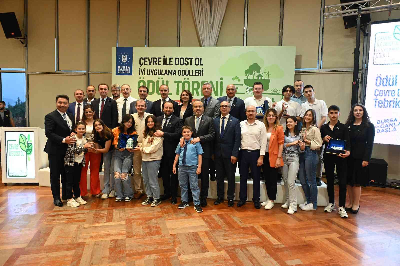 Bursa’nın ‘En çevrecileri’ ödüllendirildi…