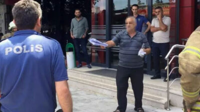 Diyaliz merkezinde darp edildiğini öne sürüp kendini yakmaya kalkıştı