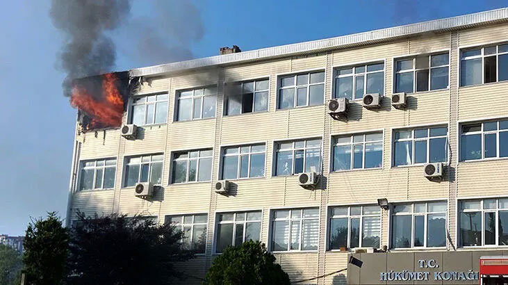 Çerkezköy Hükümet Konağı’nda yangın