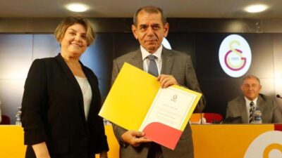 Dursun Özbek ve yönetimi mazbatalarını aldı