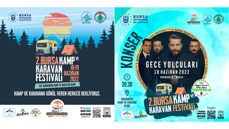 Kamp ve karavan tutkunları Bursa’da buluşuyor