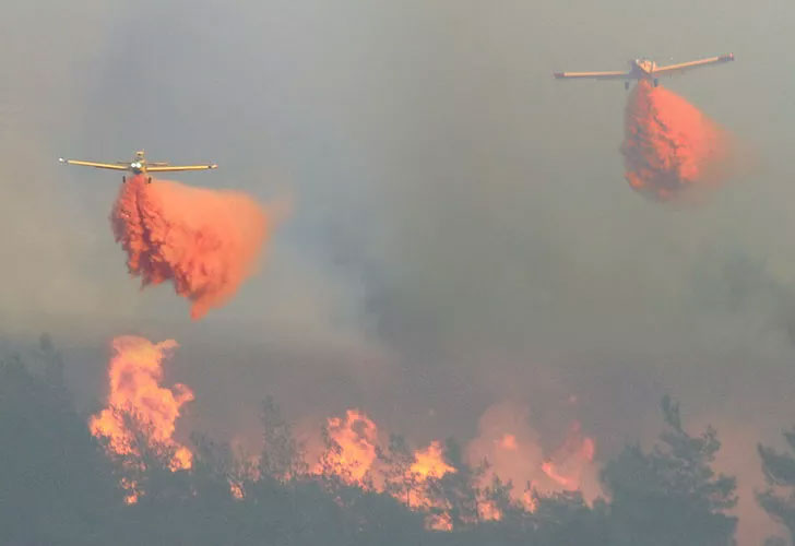 Marmaris’te orman yangını: Büyük ölçüde kontrol altına alındı