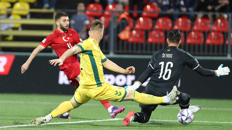 A Milli Takım’dan Litvanya’da büyük fark A Milli Takımımız, UEFA Uluslar C Ligi 1. Grup'taki ikinci