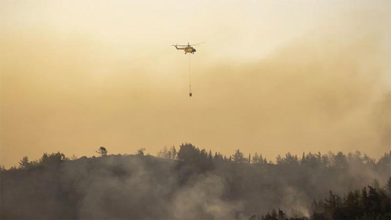 Marmaris’teki orman yangını için kritik saatler