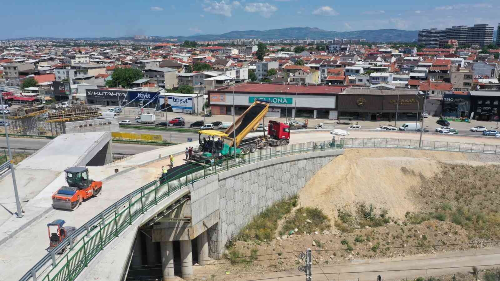 Mudanya Kavşağı’nda çalışmalar hızlandı