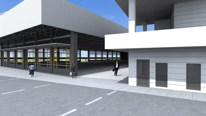 Büyükşehir Belediyesi'nin Yenişehir'e kazandıracağı, bünyesinde 154 araçlık otopark, düğün salonu,