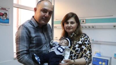 810 gram doğan ‘Cesur’ bebek hayata tutundu