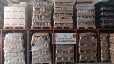 16 bin litre sahte alkol ele geçirildi