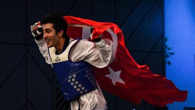 Milli tekvandocu Hakan Reçber’den tarihi başarı
