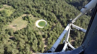 Bursa ormanlarına havadan ve karadan denetim
