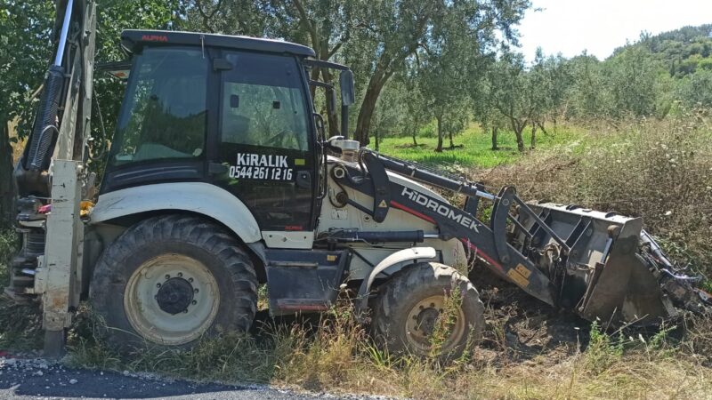 Bursa'nın İznik ilçesinde, park halindeyken henüz bilinmeyen nedenle harekete geçen