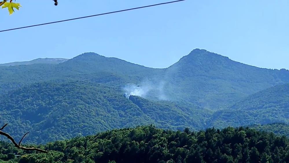 Uludağ’ın eteklerinde korkutan yangın
