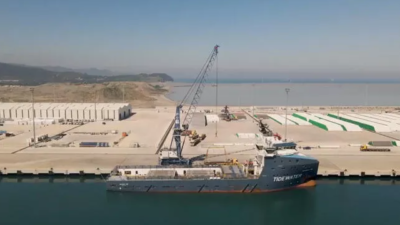 Karadeniz gazı için derin denizde boru serimine başlandı