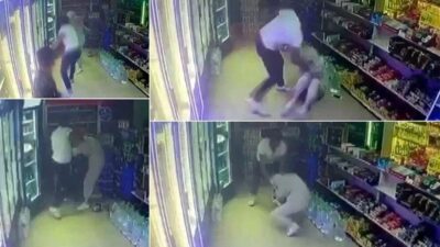 Büfeye sığındı ama… Tacizciden öldüresiye dayak!