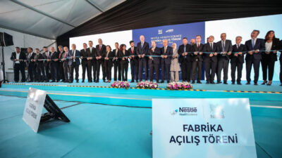 Bakanlar Varank ile Kirişci, Nestle’nin enteral beslenme fabrikasının açılışına katıldı