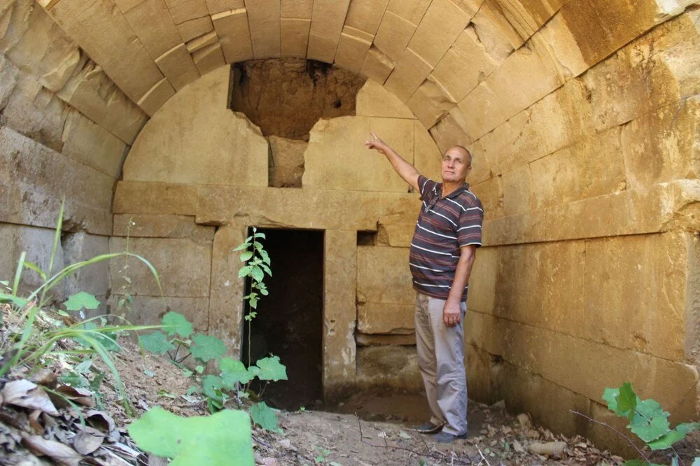 Kocaeli’de 2 bin yıllık tarihi tümülüse defineci tahribatı