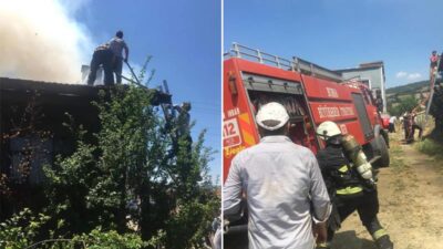 Bursa’da korkutan yangın