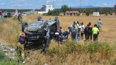Feci kaza: 3 ölü, 2 yaralı