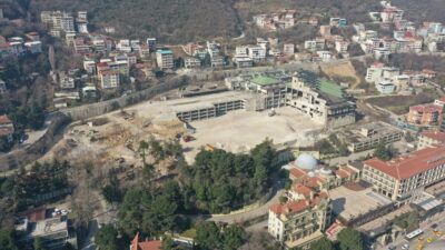 Büyükşehir’den bina onarım işi…