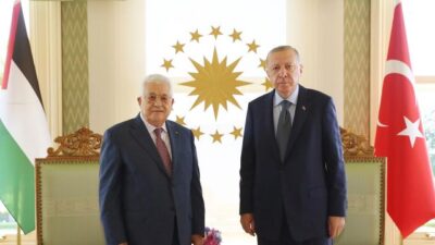 Cumhurbaşkanı Erdoğan, Filistin Devlet Başkanı ile görüştü