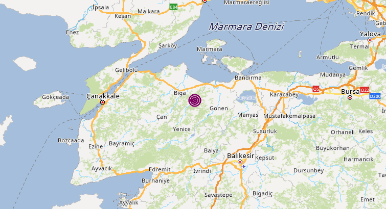 Bursa’da hissedilen deprem!