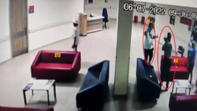 Bursa’da skandal olay! Hastanede saldırı anları kamerada…