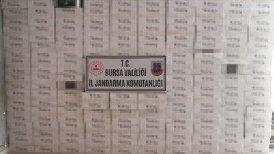 Bursa’da operasyonda ele geçirildi! Yarım tondan fazla…