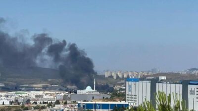 Fabrikada yangın! Müdahale sürüyor