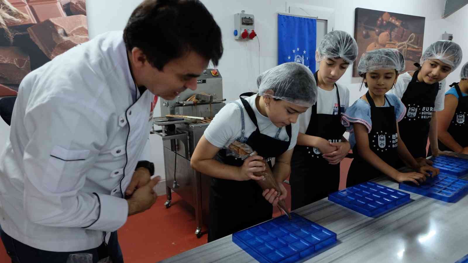 Bursa’da çocuklar için ‘en tatlı atölye’