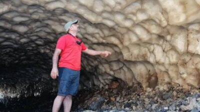 Kahramanmaraş’ta kar tüneli keşfedildi