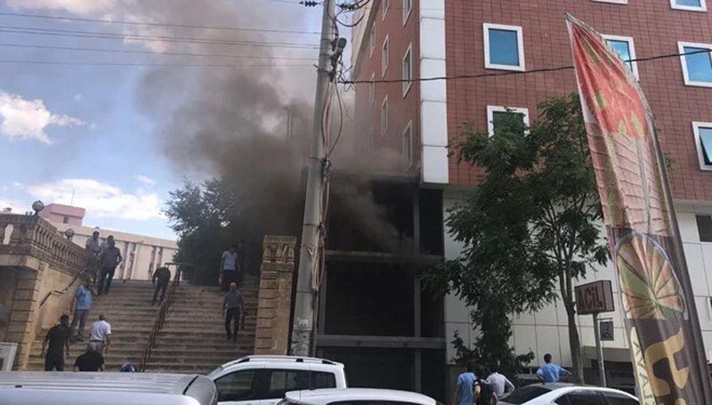 Hastanede yangın paniği