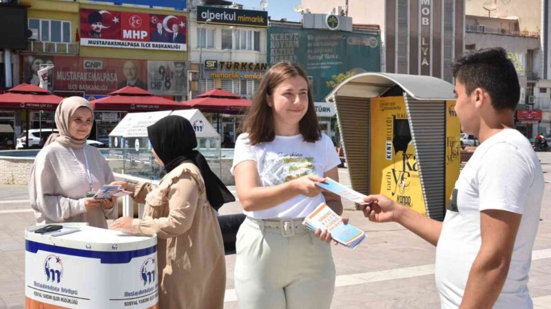 Mustafakemalpaşa Belediyesi “Kadına Şiddette Sıfır Tolerans” bilinciyle ilçenin merkezi konumunda
