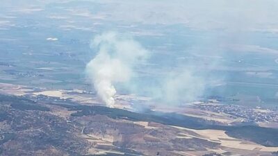 Hatay’da örtü yangını: Müdahale sürüyor