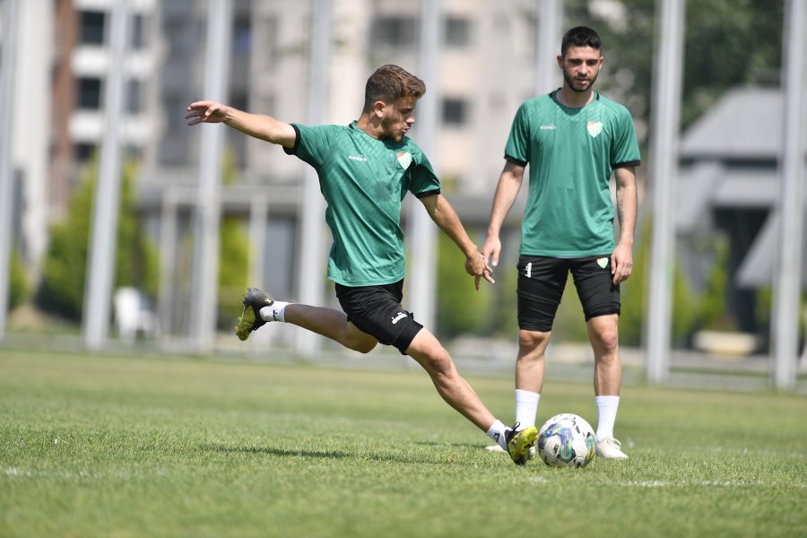 Bursaspor şut çalıştı