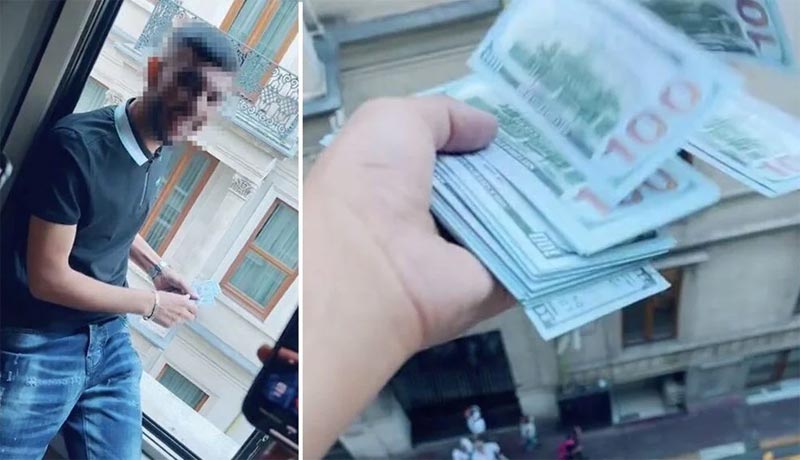 Otel odasında dolar saçtı! Sosyal medyadan paylaştı Otel odasında dolar saçtı! Sosyal medyadan paylaştı