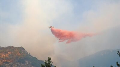 Datça’daki orman yangını kontrol altında