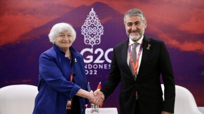 Bakan Nebati, ABD Hazine Bakanı Yellen ile görüştü