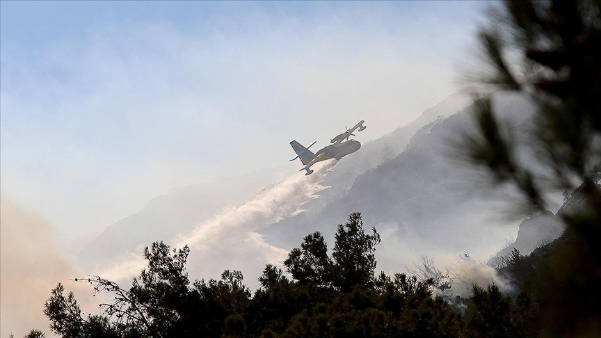 Muğla Datça’da orman yangını