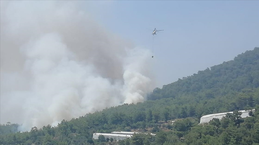 Bir yangın haberi de Mersin’den!