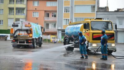 Yıldırım Belediyesi kurban kesim alanlarını temizledi