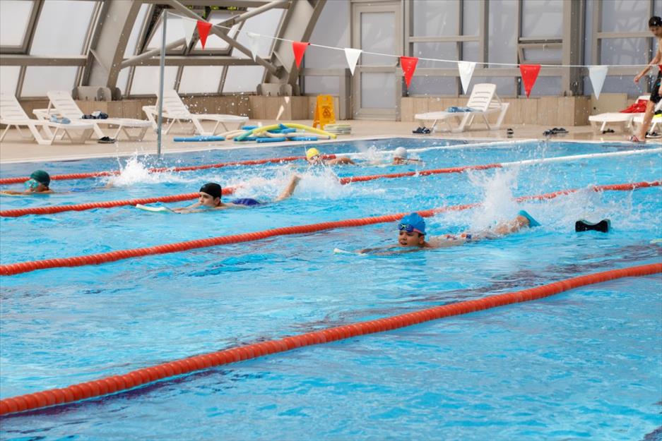 İnegöl’ün küçük yüzücüleri Burada yetişiyor