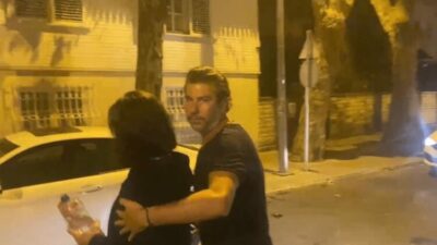 Muhabirleri görünce telaşa kapıldı!