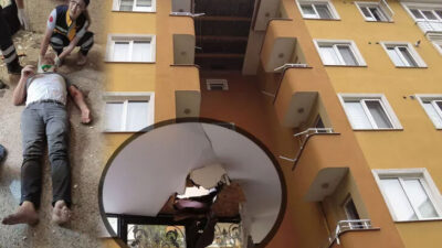 Kuşunu kurtarmak isterken az daha canından oluyordu! ‘Ev başımıza yıkıldı zannettim’