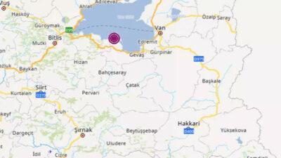 Van’da 3.5 büyüklüğünde deprem