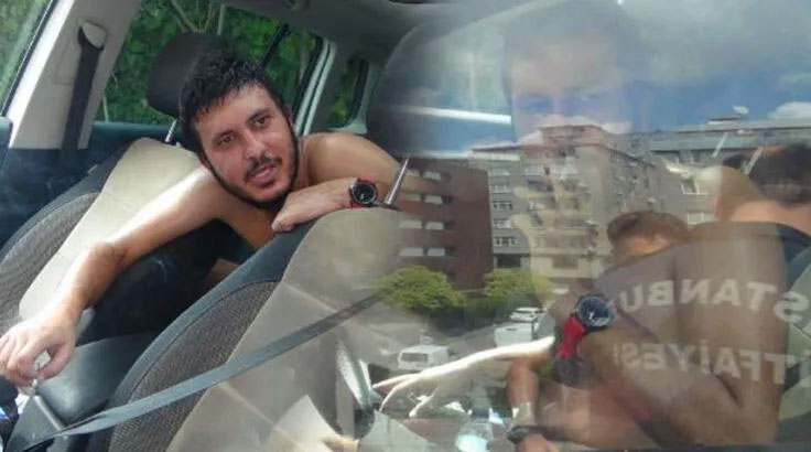 Otomobilde kilitli kaldı, yaptıkları ekipleri şaşkına çevirdi