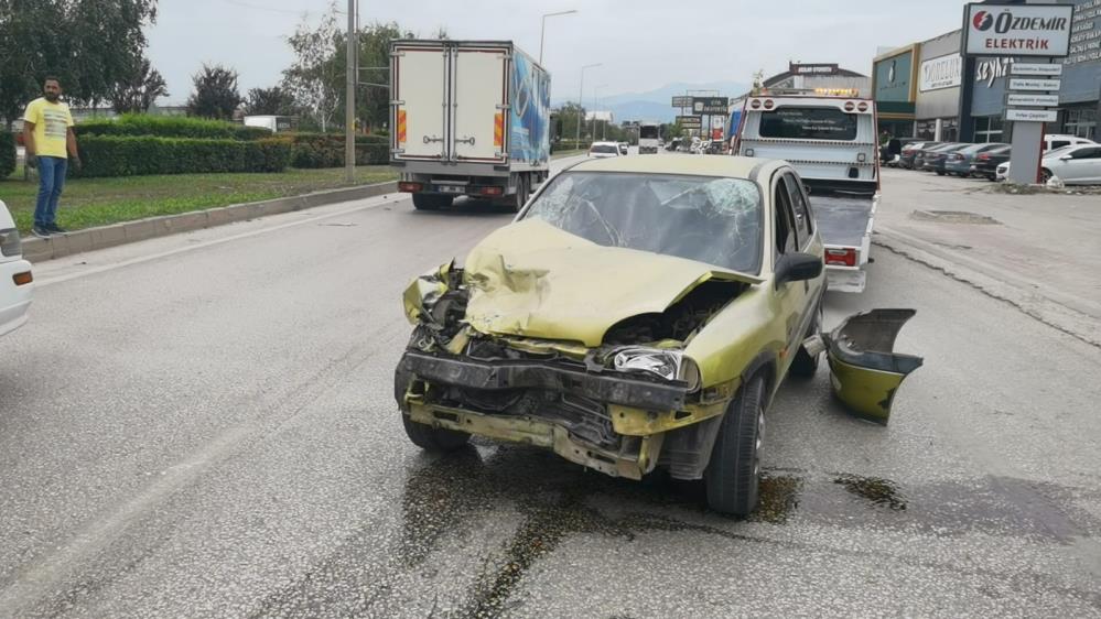 Bursa’da kaza! O anlar kamerada