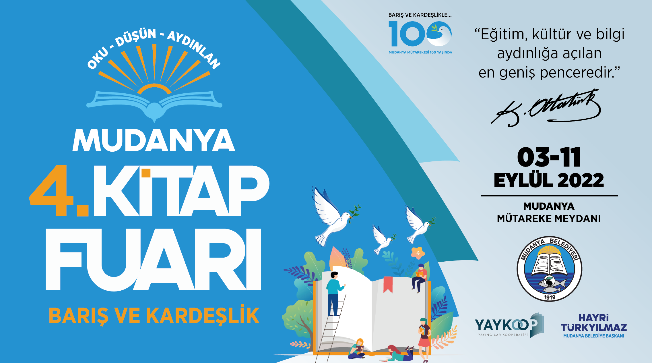 Mudanya 4. Kitap Fuarı başlıyor 1 KİTAP FUARI